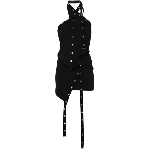 Stud Embellished Dress , female, Sizes: S, XS - The Attico - Modalova