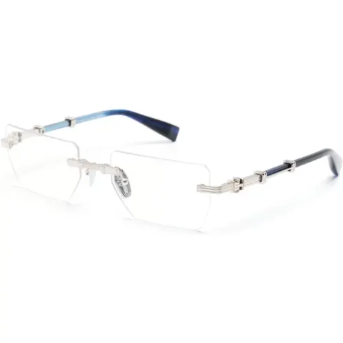 Silver Optical Frame Stylish and Versatile , male, Sizes: 53 MM - Balmain - Modalova