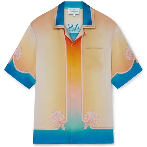 LArc Colore Silk Shirt , male, Sizes: L, S, M, XL - Casablanca - Modalova