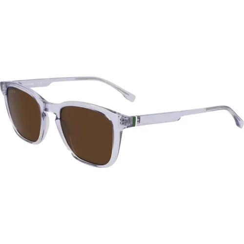 Stilvolle Sonnenbrille in Grau , Herren, Größe: 51 MM - Lacoste - Modalova