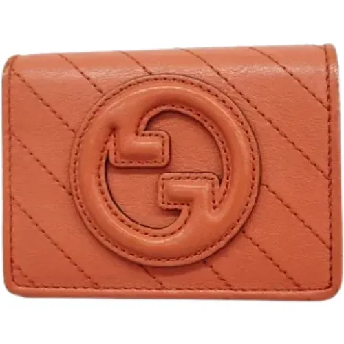 Pre-owned Leather wallets , female, Sizes: ONE SIZE - Gucci Vintage - Modalova