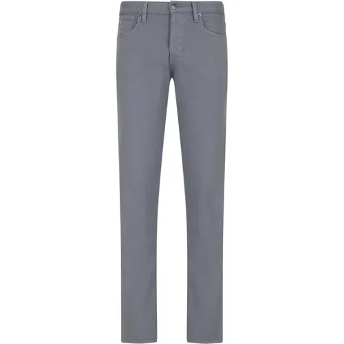 Tejano Color Denim Jeans - Emporio Armani - Modalova