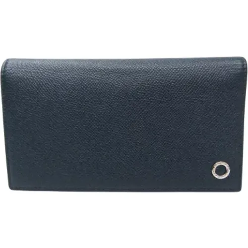 Pre-owned Leather wallets , male, Sizes: ONE SIZE - Bvlgari Vintage - Modalova