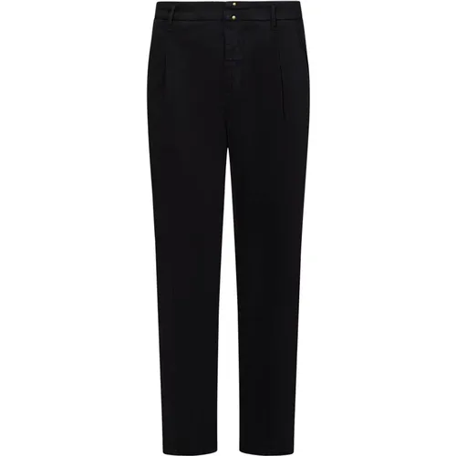 Schwarze Chino Hose Aw24 , Herren, Größe: W38 - Incotex - Modalova