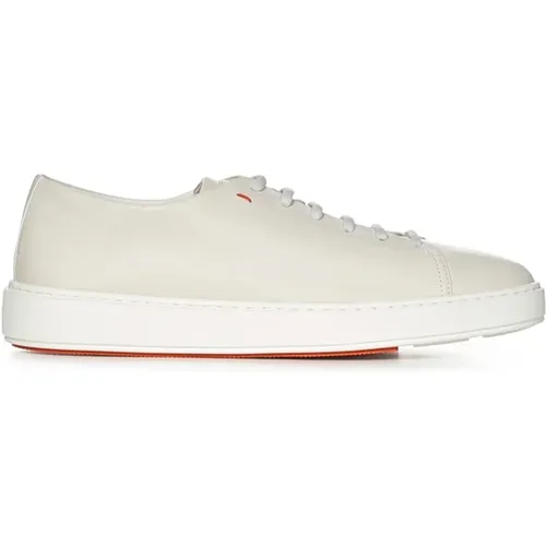 Mens Shoes Sneakers Ss24 , male, Sizes: 7 UK, 7 1/2 UK, 10 UK - Santoni - Modalova