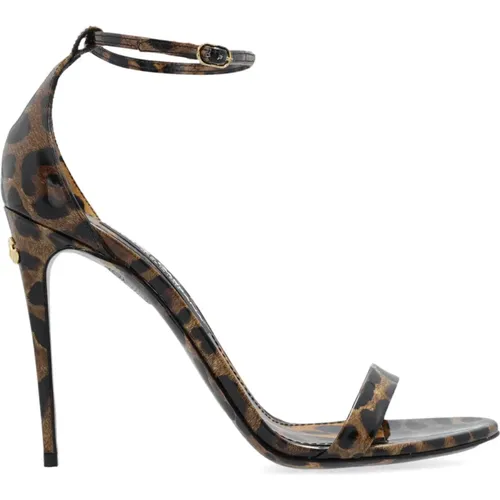 Sandalen mit Tiermotiv - Dolce & Gabbana - Modalova