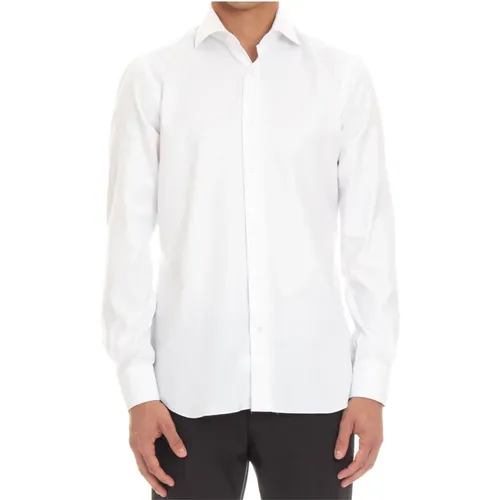 Oxford Cotton Tailored Shirt , male, Sizes: 3XL, M, XL, 2XL - Barba - Modalova