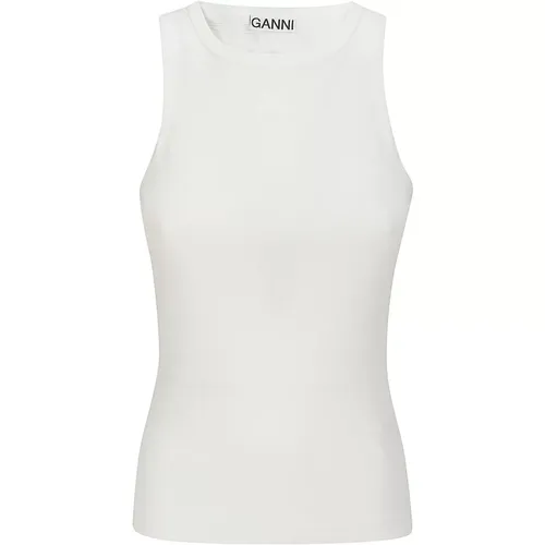 Sleeveless Top , female, Sizes: XS, S, M - Ganni - Modalova