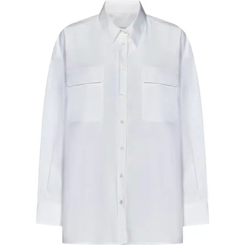 Leo Cotton Poplin Oversized Shirt , female, Sizes: XS, 2XS - Armarium - Modalova
