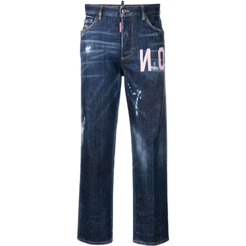 Stylish Straight Jeans , female, Sizes: XS - Dsquared2 - Modalova
