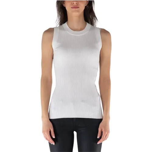 Stylish Sleeveless Tank Top , female, Sizes: S, L - SPORTMAX - Modalova