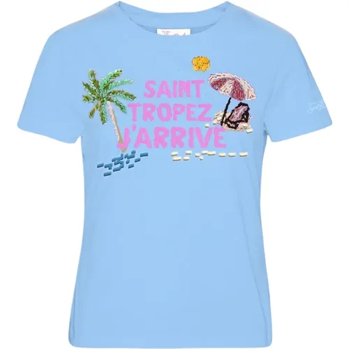 Emilie T-shirt , female, Sizes: L - MC2 Saint Barth - Modalova