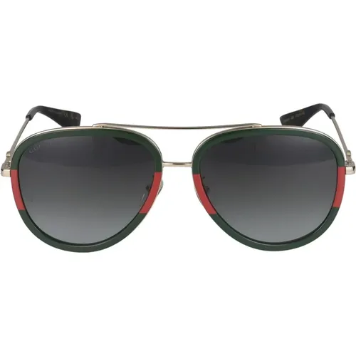 Stylische Sonnenbrille Gg0062S , Damen, Größe: 57 MM - Gucci - Modalova