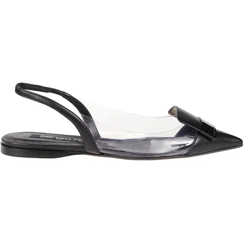 Elegant Flat Slingback Sandals , female, Sizes: 5 1/2 UK - Sergio Rossi - Modalova