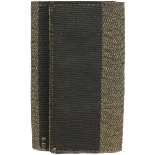 Gebrauchte braune Leinwand Fendi Brieftasche - Fendi Vintage - Modalova