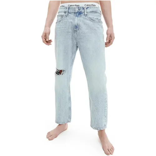 Ripped Light Denim Jeans , Herren, Größe: W36 - Calvin Klein Jeans - Modalova