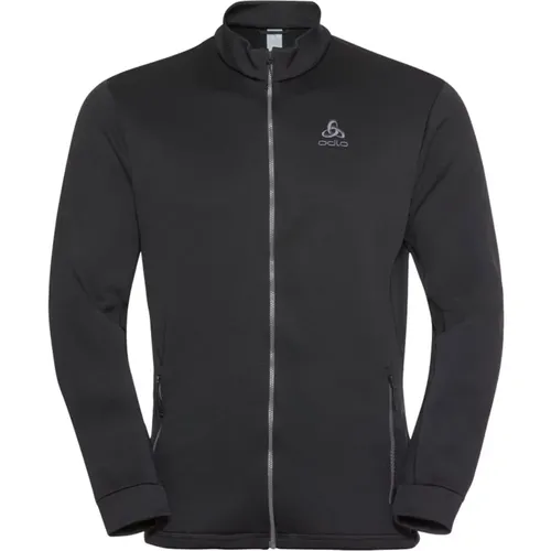 Herren Full Zip Mid Layer , Herren, Größe: 2XL - Odlo - Modalova