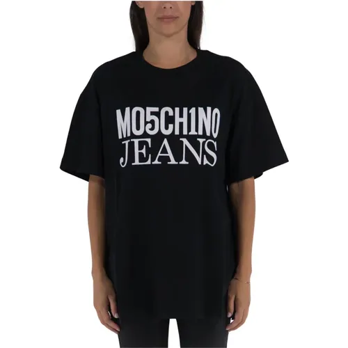 Logo T-Shirt Stilvolle Ergänzung Komfort Langlebigkeit , Damen, Größe: XS - Moschino - Modalova