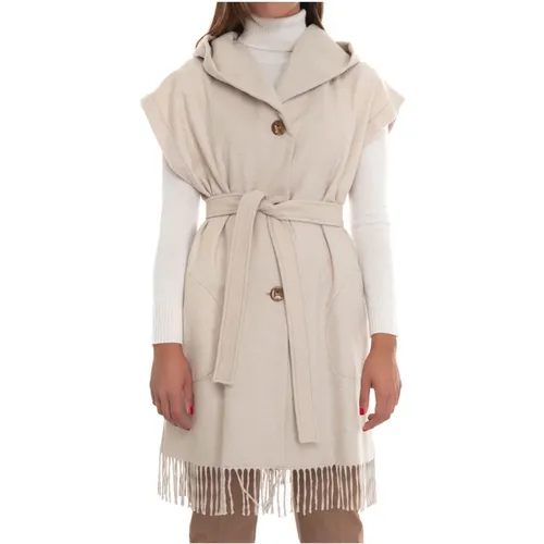 Prefisso longline waistcoat , female, Sizes: XS - Pennyblack - Modalova