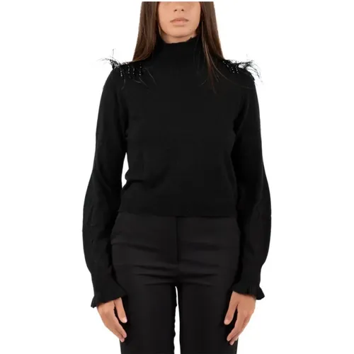 Eleganter Dolcevita Damenpullover , Damen, Größe: M - Hanita - Modalova