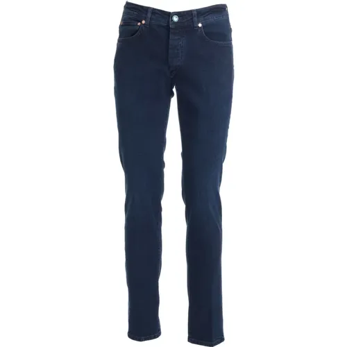 Washed Denim Jeans , male, Sizes: W33, W35, W36 - Barba - Modalova