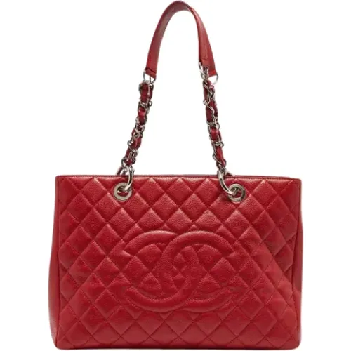 Pre-owned Leather totes , female, Sizes: ONE SIZE - Chanel Vintage - Modalova