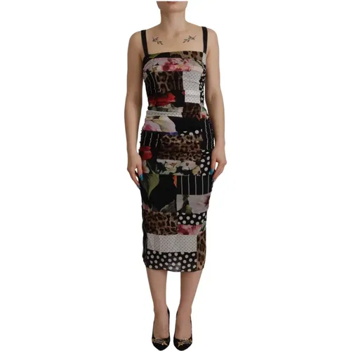 Elegantes Kleid mit Perfekter Passform und Zeitlosem Design - Dolce & Gabbana - Modalova