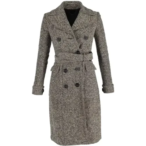 Pre-owned Wool outerwear , female, Sizes: 2XS - Burberry Vintage - Modalova
