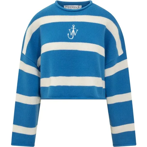 Stylischer Cropped Anchor Jumper , Damen, Größe: M - JW Anderson - Modalova