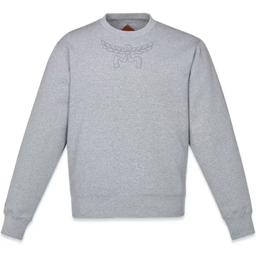 Laurel-Logo-Ponte-Sweatshirt , Herren, Größe: M - MCM - Modalova