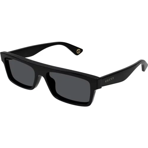 Schwarz Graue Sonnenbrille Gg1616S 001 - Gucci - Modalova