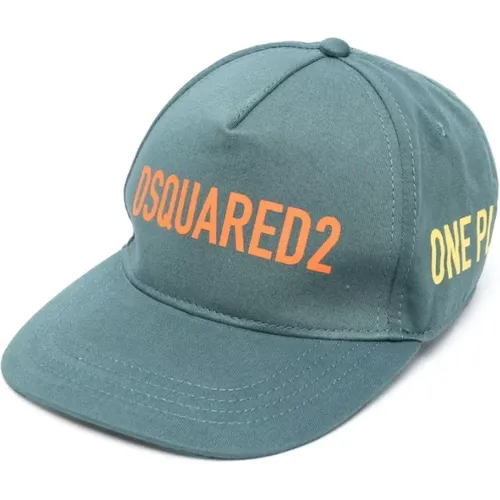 One Life Logo Baseball Cap , male, Sizes: ONE SIZE - Dsquared2 - Modalova