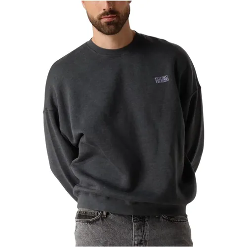 Grauer Doven Pullover Stilvoll Bequem , Herren, Größe: S - American vintage - Modalova