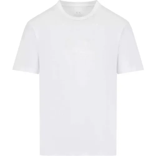 Basic T-Shirt , male, Sizes: S, L, XL - Armani Exchange - Modalova