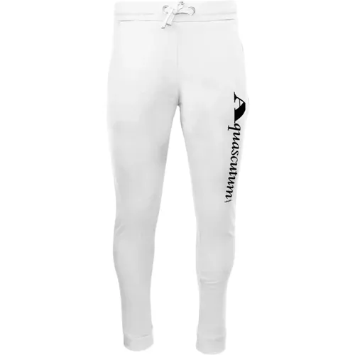 Sportliche Baumwoll-Sweatpants mit elastischem Bund - Aquascutum - Modalova