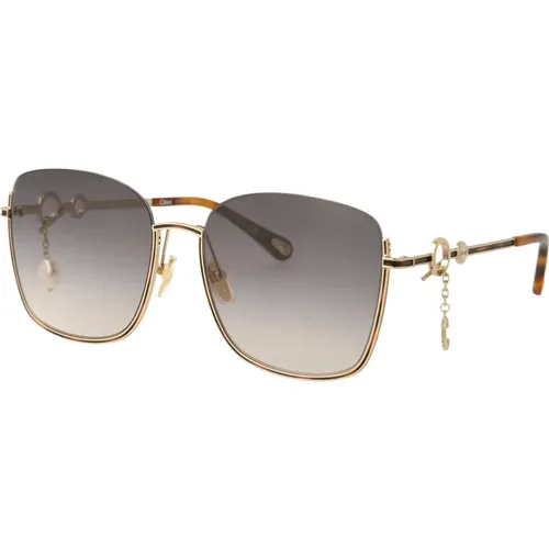 Stylish Sunglasses with Ch0070Sk Model , female, Sizes: 59 MM - Chloé - Modalova