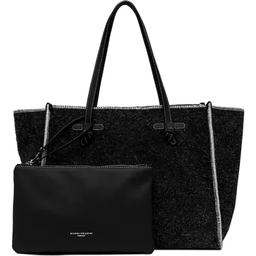 Marcella Suede Tote Bag , Damen, Größe: ONE Size - Gianni Chiarini - Modalova