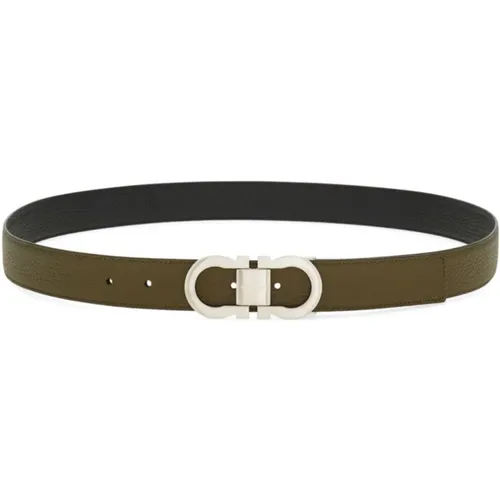 Grüne Gürtel mit Stil 0778224 , Herren, Größe: 90 CM - Salvatore Ferragamo - Modalova