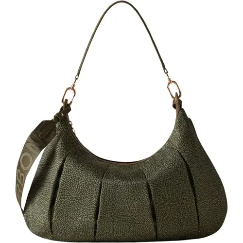 Militärgrüne Hobo-Tasche - Borbonese - Modalova