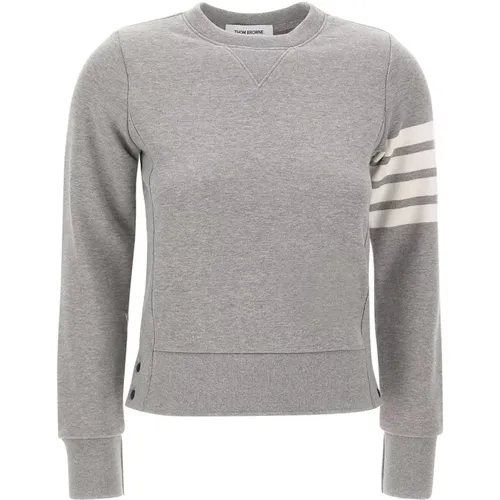 Grey Sweaters for Men , female, Sizes: S, XS - Thom Browne - Modalova