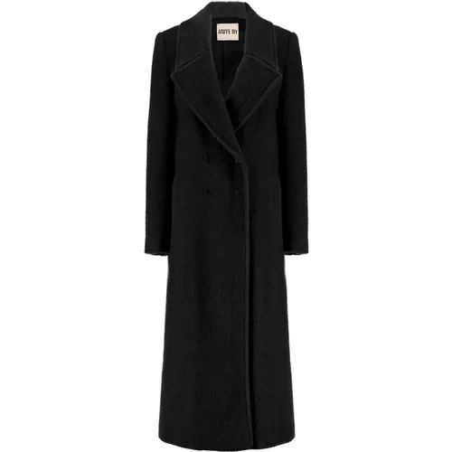 Schwarzer Mantel für Frauen , Damen, Größe: M - Aniye By - Modalova