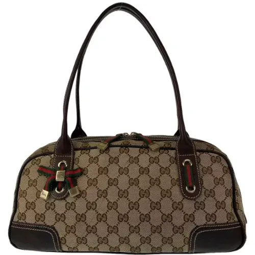 Pre-owned Canvas gucci-bags , female, Sizes: ONE SIZE - Gucci Vintage - Modalova