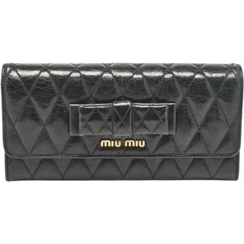 Pre-owned Leder portemonnaies - Miu Miu Pre-owned - Modalova