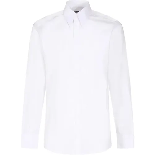 Cotton Elastan Shirts , male, Sizes: 3XL, XL, 4XL, 2XL - Dolce & Gabbana - Modalova