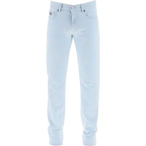 Slim-fit Jeans , Herren, Größe: W33 - Versace - Modalova