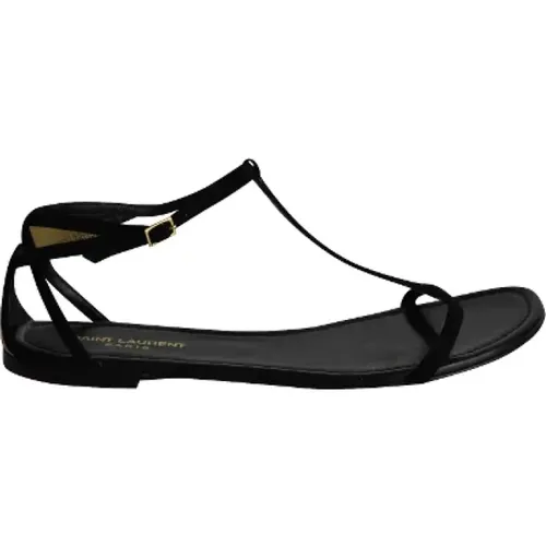 Pre-owned Wildleder sandals - Saint Laurent Vintage - Modalova