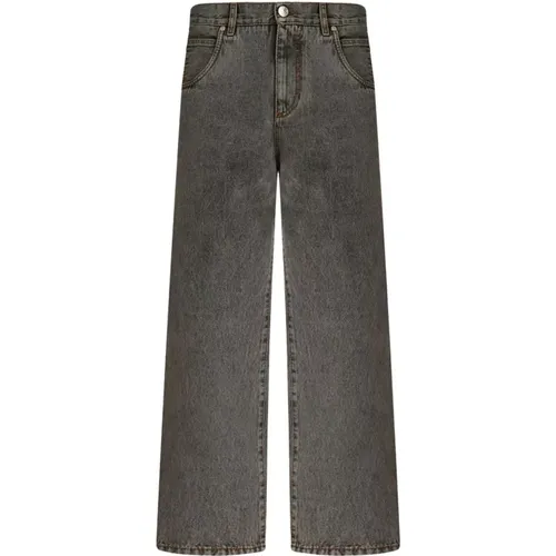 Graue Denim Jeans, Bequeme Pform, Hergestellt in Italien , Herren, Größe: W34 - ETRO - Modalova