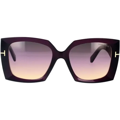 Quadratische Sonnenbrille Jacquetta 81B - Tom Ford - Modalova