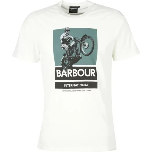 Archie Graphic-Print T-Shirt , Herren, Größe: 2XL - Barbour - Modalova