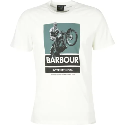 Archie Graphic-Print T-Shirt , Herren, Größe: XL - Barbour - Modalova